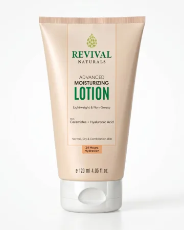 Revival Naturals Advanced Moisturizing Lotion – 120ml | 24-Hour Hydration